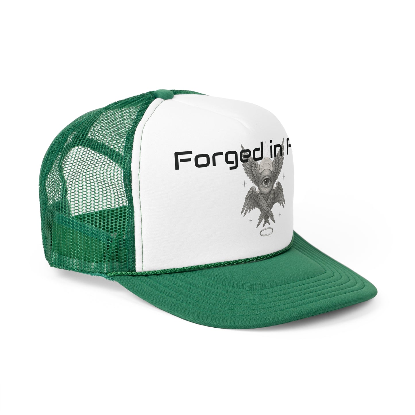 Forged in Faith Trucker Cap - Stylish & Inspirational Headwear
