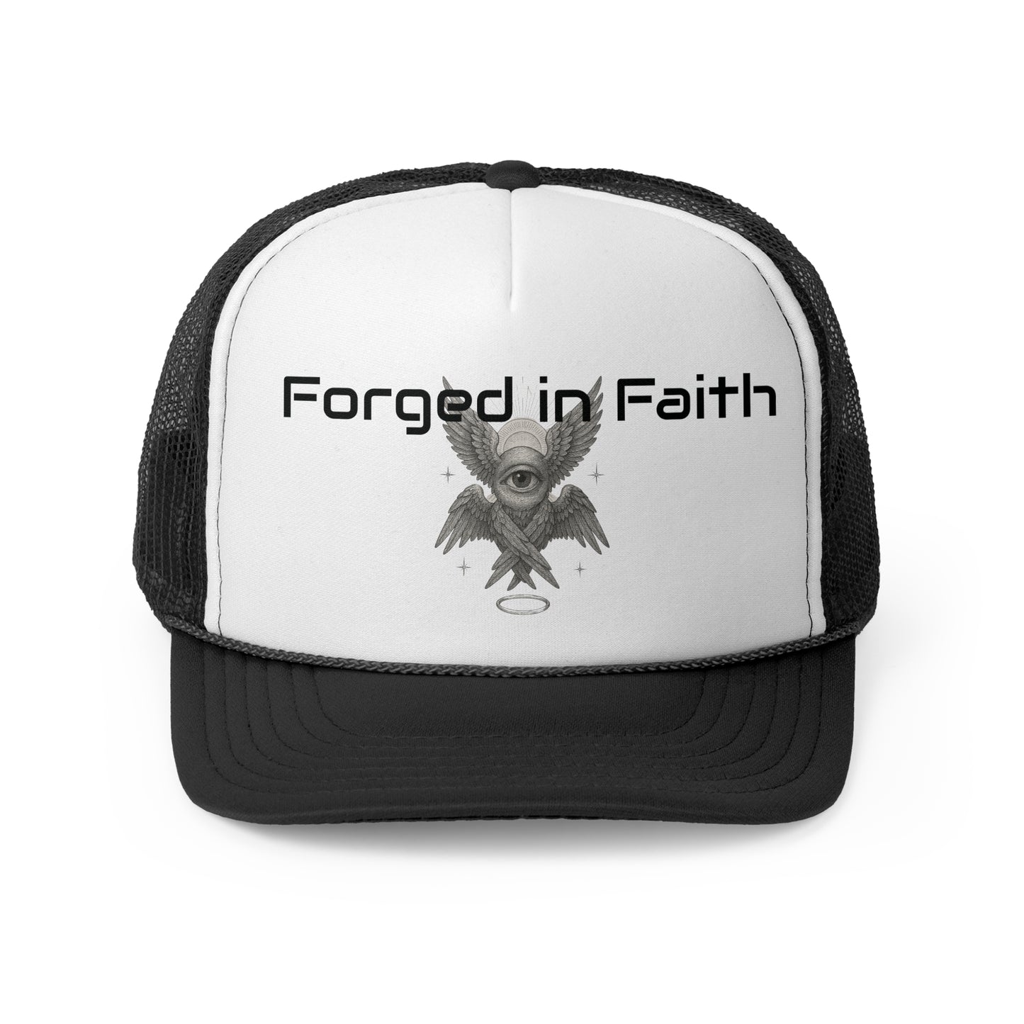 Forged in Faith Trucker Cap - Stylish & Inspirational Headwear
