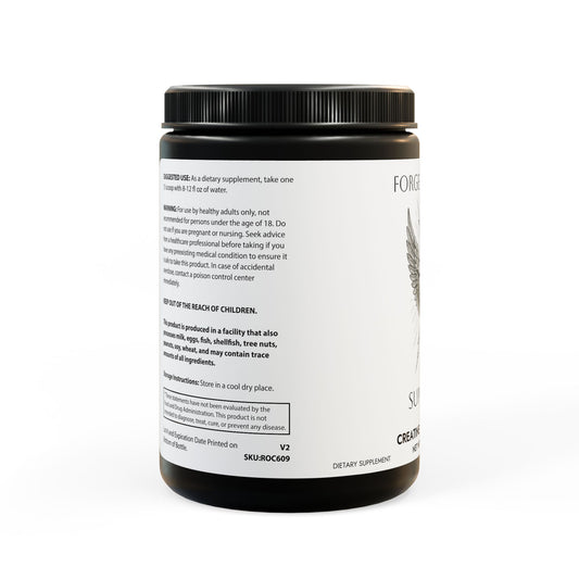 Forged in Faith: Creatine Monohydrate Supplement (300g, 10.58oz)