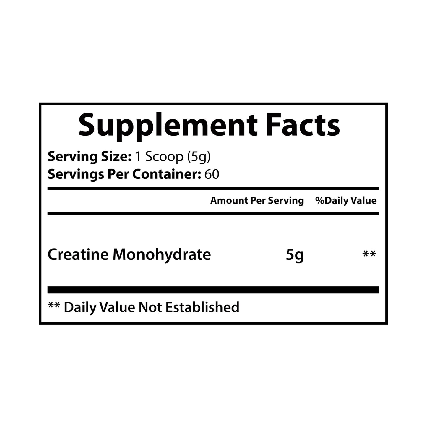 Forged in Faith: Creatine Monohydrate Supplement (300g, 10.58oz)