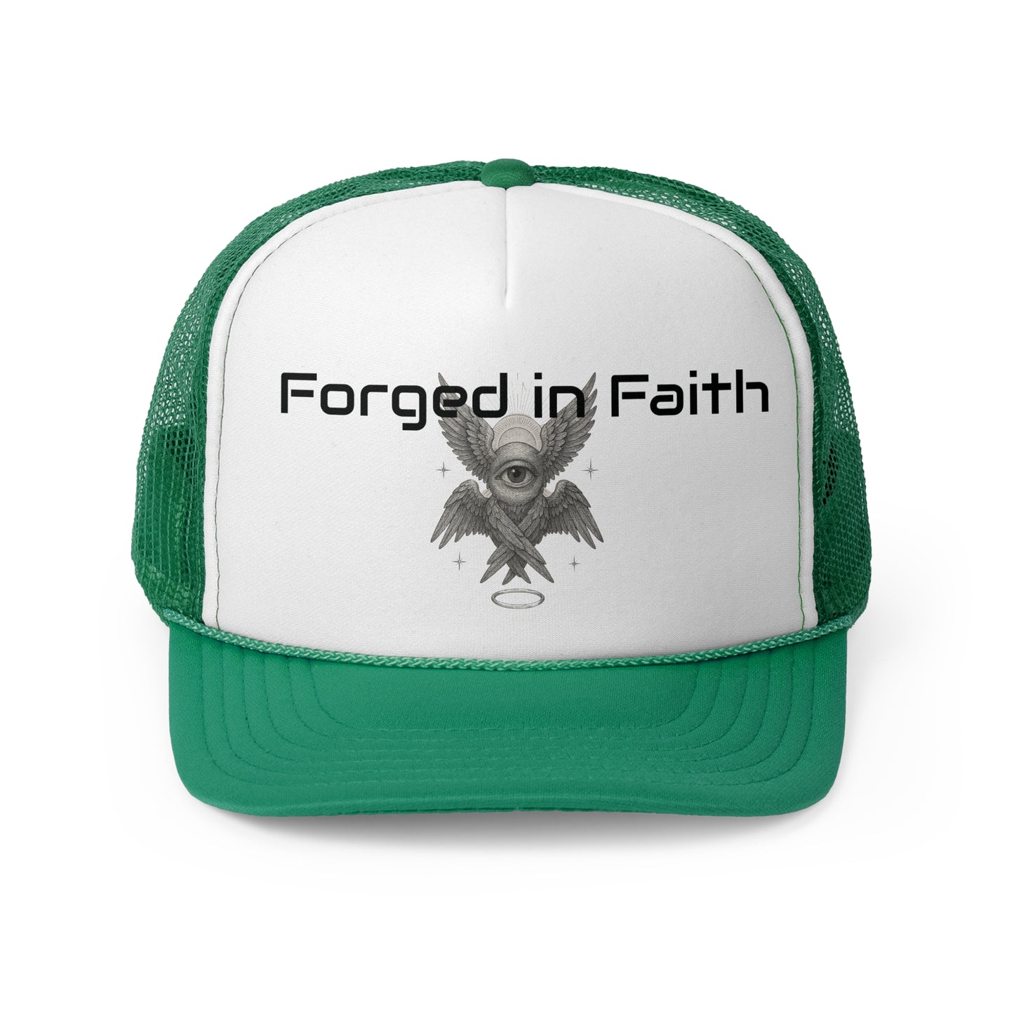 Forged in Faith Trucker Cap - Stylish & Inspirational Headwear