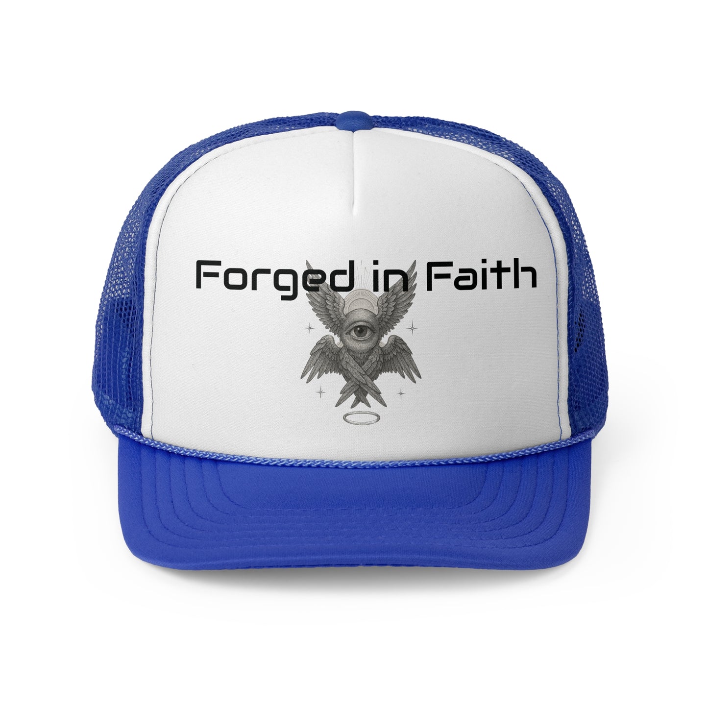 Forged in Faith Trucker Cap - Stylish & Inspirational Headwear