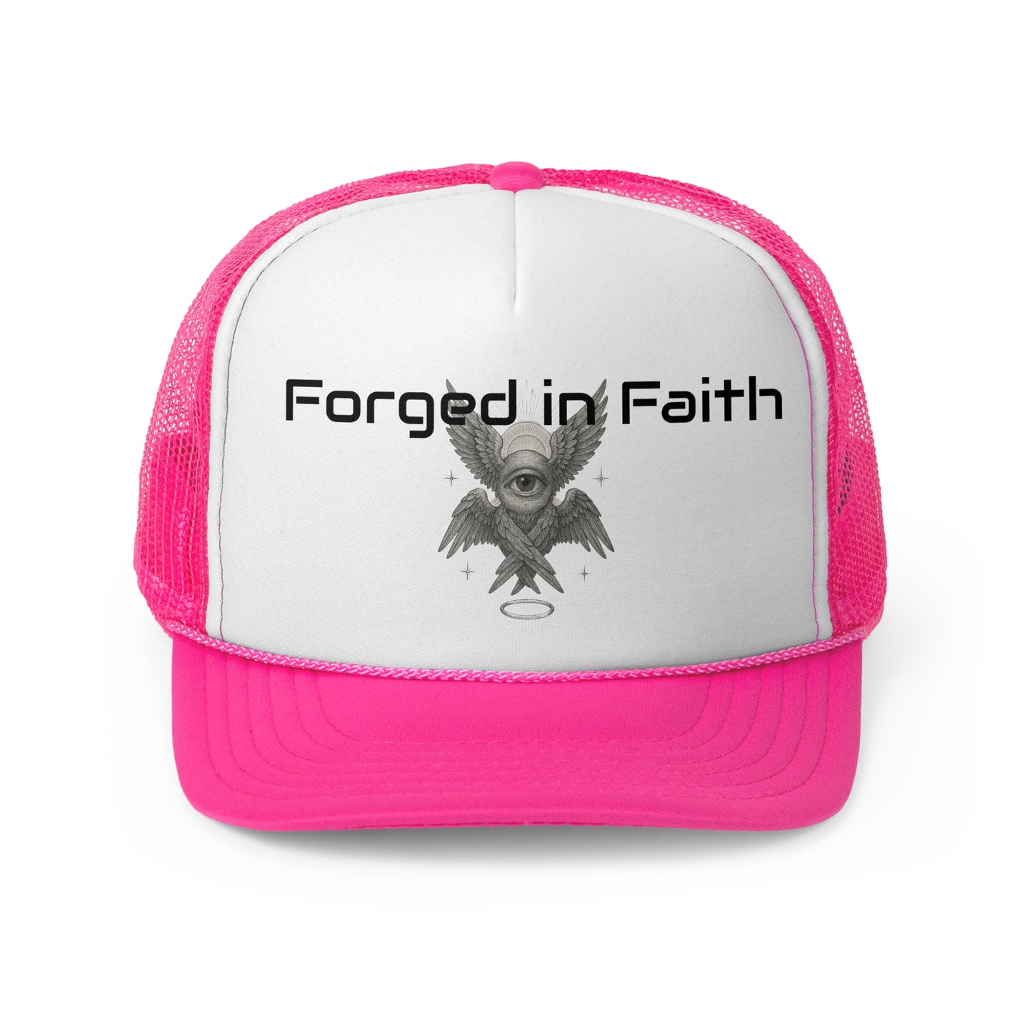 Forged in Faith Trucker Cap - Stylish & Inspirational Headwear