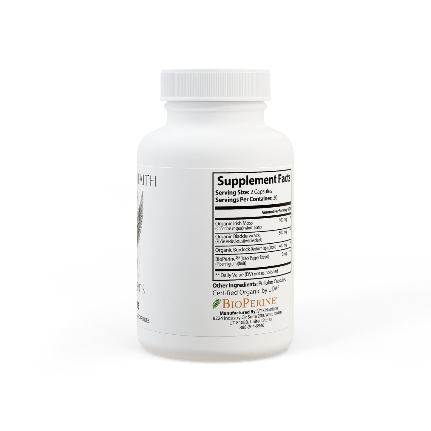 Forged in Faith: Sea Moss Supplement (60 Capsules)