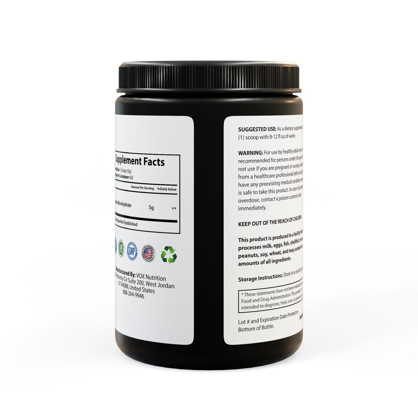Forged in Faith: Creatine Monohydrate Supplement (300g, 10.58oz)
