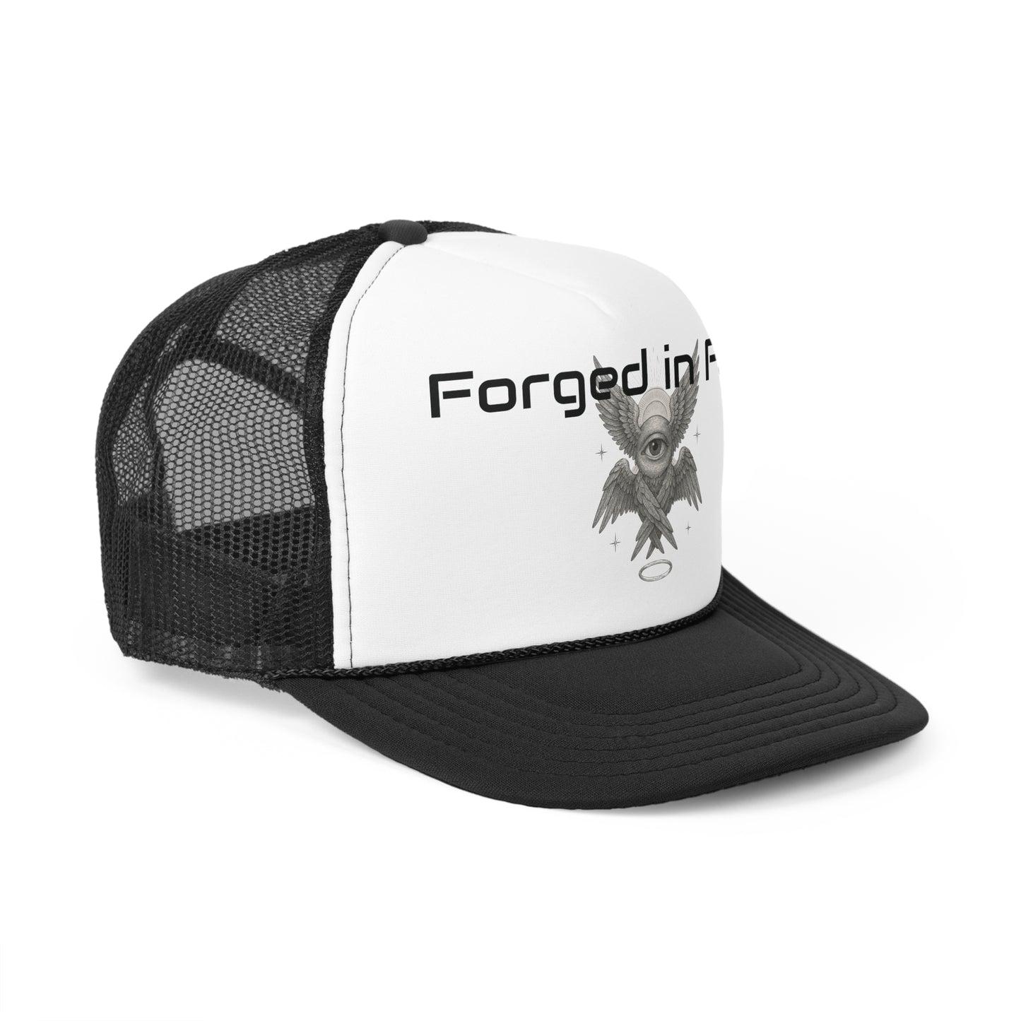 Forged in Faith Trucker Cap - Stylish & Inspirational Headwear
